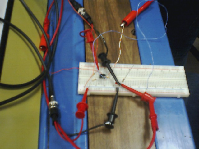 A breadboard