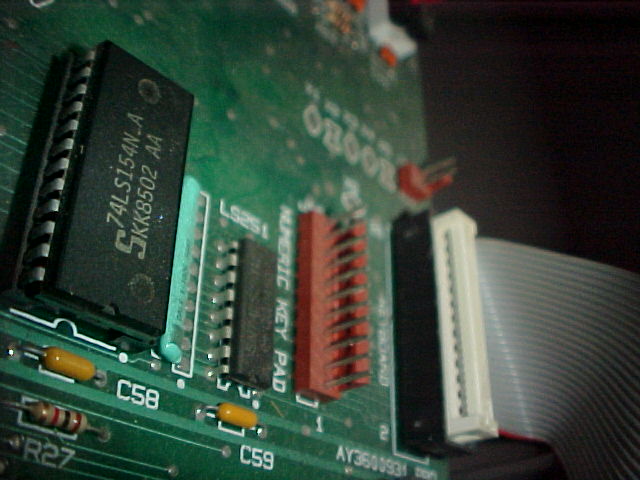 Fairchild 74LS15 Mux chip on the Apple IIe board
