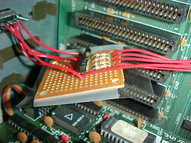 Apple II game port interface transistor